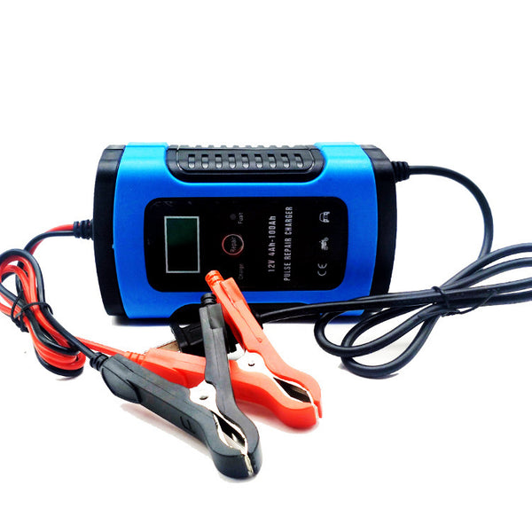12V 6A Smart Battery Charger for Car & Motorcycle