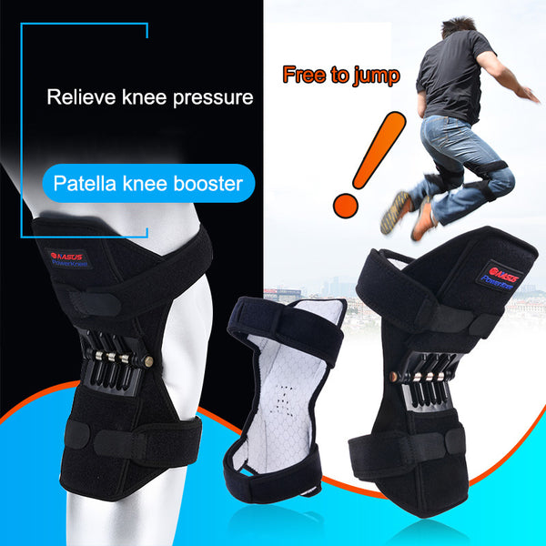 High-Quality Spring-Loaded Knee Brace – Patella Support Booster for Squats, Hiking & Sports