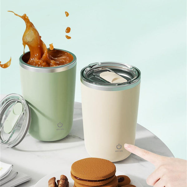 Automatic Self-Stirring Mug – 350ml Stainless Steel