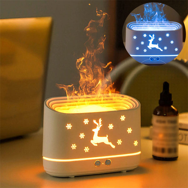 Elk Flame Aromatherapy Humidifier Lamp
