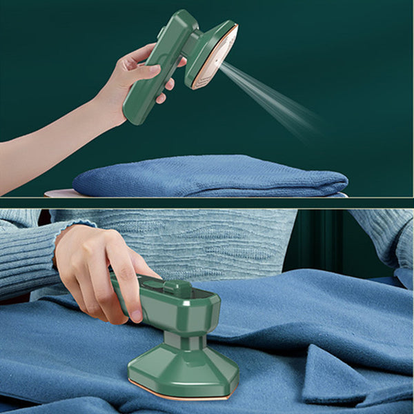 Portable Handheld Steam Iron – Wet & Dry Garment Steamer for Home and Travel