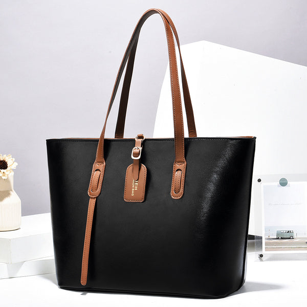 Versatile Leather Pattern Shoulder Messenger Bag
